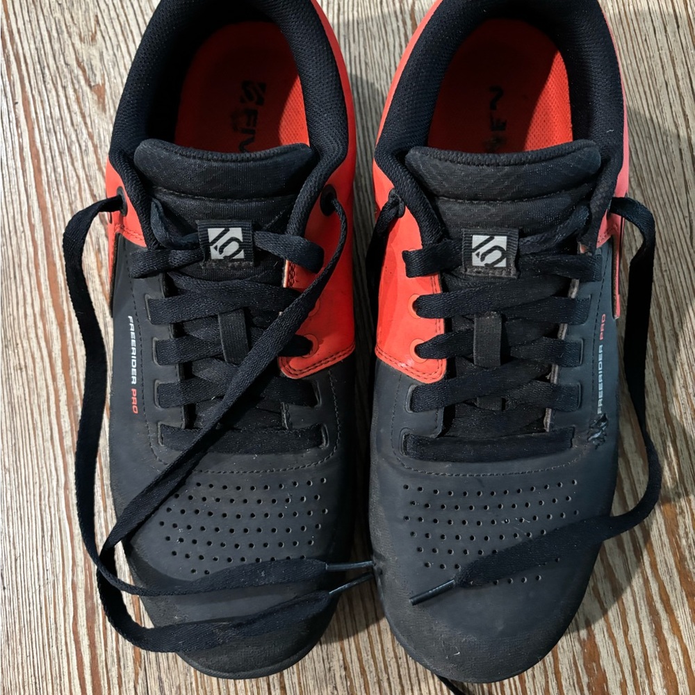 FIVE TEN  adidas Originals Black and Red Athletic Shorts
